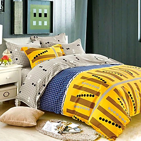 Bộ chăn ga gối 5 món cotton Hàn Julia 247BG16