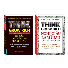 [Download Sách] Combo Di sản nghĩ giàu và làm giàu,Nghĩ giàu và làm giàu các bước thực hành