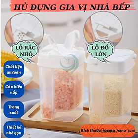 Mua Hũ Gia Vị Đa Năng 3 Ngăn Nắp Gạt Thông Minh- Lọ Đựng Gia Vị Mini Đa Dụng Chia Ngăn- Hộp Đựng Muối  Đường  Tiêu 3 Trong 1- Hũ Gia Vị Nắp Đậy Tiện Dụng Có Lỗ Rắc