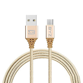 Cáp sạc BYZ BC - 090m cổng Micro USB dài 3m - hỗ trợ sạc nhanh 2.1A - Hàng Chính Hãng