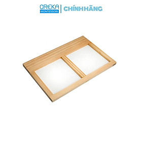 Đồ chơi trẻ em Oreka Montessori Khuôn luyện Viết chữ Khay - 0410120