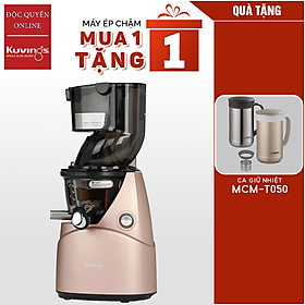 Máy ép trái cây tốc độ chậm Kuvings NS-924CBC2 (400ml) Màu hồng - TẶNG 1 CA GIỮ NHIỆT TIGER MCM-T050 - Hàng chính hãng