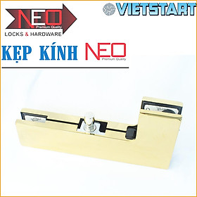 Mua Kẹp kính NEWNEO Inox304 mạ vàng - Kẹp trên  kẹp dưới  kẹp góc  kẹp ty và kẹp khóa &BLSan