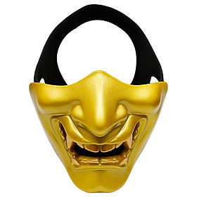 Half Face Mask Lower Face Protective Mask For Camping Games Cosplay Party