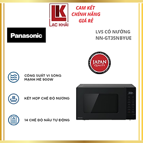 Mua Lò vi sóng điện tử có nướng Panasonic NN-GT35NBYUE Dung tích 24L  Công suất nướng 1000W  14 chương trình nấu tự động- Hàng chính hãng - Bảo hành chính hãng 12 tháng  Chất lượng Nhật bản