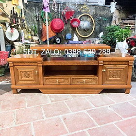 Mua kệ tivi gỗ xoan đào dài 1m8 sang trọng
