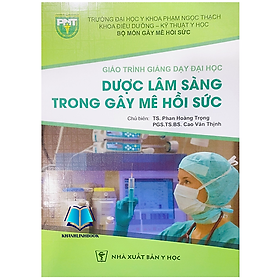 giáo trình giảng dạy đại học dược lâm sàn trong hôn mê hồi sức (Y HCM) - An An