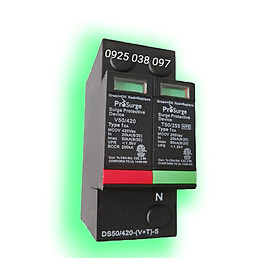 Mua Át chống sét 1 pha 50kA có tiếp điểm Fault - CB chống sét điện gia đình Prosurge USA