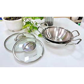 Mua  Hàng chính hãng  BSD92- Nồi hải sản Bossd sâu lòng có nắp - 24cm