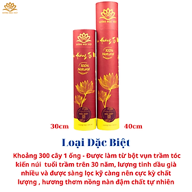 Mua Nhang Trầm Hương Nguyên Chất Tự Nhiên Xưởng Mộc Việt - Nhang Ống 30cm Và 40cm - 3 Phân Loại