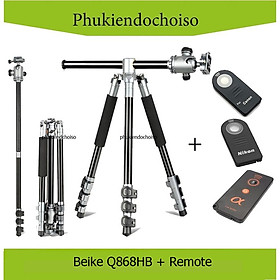 Mua Chân máy ảnh Tripod Beike Q868HB + Remote cho máy ảnh  Hàng chính hãng