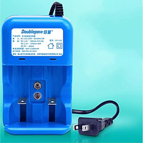 Bộ sạc pin đa năng Doublepow thông minh tự ngắt khi đầy có đèn báo hàng chất lượng cao