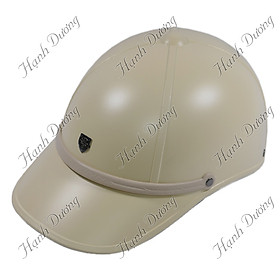 Nón bảo hiểm kết nam gắn mặt sắt nhỏ, có 4 khía gân nổi đẹp mắt, dùng chơi thể thao, đi xe máy - Hạnh Dương