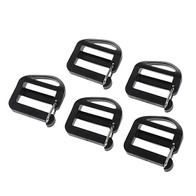 5 Pieces  Webbing Buckle for 25mm Strap Outdoor Backpack Attachment