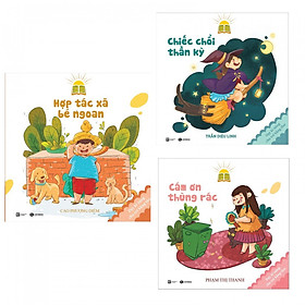 Combo Hợp Tác Xã Bé Ngoan + Chiếc Chổi Thần Kỳ + Cảm Ơn Thùng Rác - Sách Nuôi Dạy Con (Tặng Bookmark)