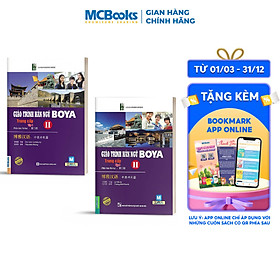 Combo 2 Cuốn Giáo Trình Hán Ngữ Boya Trung Cấp II (Tập 1 + tập 2) tặng kèm bookmark 