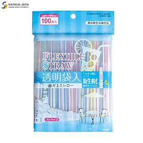 Mua Set Ống Hút Nhiều Màu Sắc Đẹp Mắt Flexible Straw Hàng Nội Địa Nhật Cao Cấp