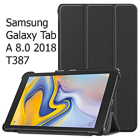Bao Da Cover Dành Cho Máy Tính Bảng Samsung Galaxy Tab A 8.0 (2018) T387 Hỗ Trợ Smart Cover