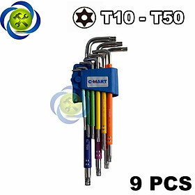 Mua Bộ lục giác bông C-mart F0023 9 cây 9 màu