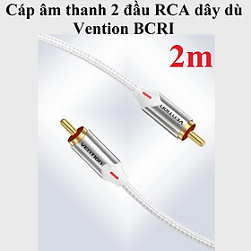 Cáp âm thanh 2 đầu RCA Coaxial dây dù Vention BCRI _ Hàng chính hãng