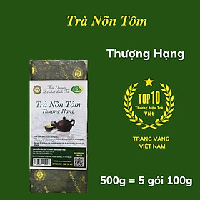 Đặc sản thái nguyên - trà nõn tôm thượng hạng 500g chè thái nguyên trà xanh tâm thái trà tân cương nõn tôm 5 gói 100g - nõn tôm th túi 500g