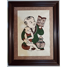 Mua TRANH DÂN GIAN ĐÔNG HỒ - VINH HOA -PHÚ QUÝ- CHAN TRÂU THẢ DIỀU