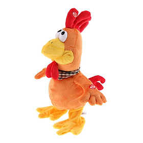 Electronic Plush Animal Toy, Sing Dance Bark Play Activity Child Toy-Chick