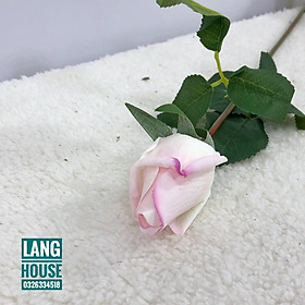 Mua Hoa Giả Hoa Lụa - HOA HỒNG NỤ PATTAUSTIN PHỦ SÁP