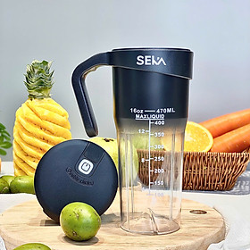 Máy Xay Sinh Tố Cầm Tay Seka NT889 (Model Mới Nhất 2025) Dung Tích 470ml Công Suất 150W - Hàng Chính Hãng