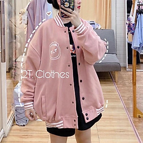 Áo Khoác Bomber Mặt Cười Unisex