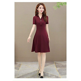 ĐẦM COTTON LẠNH,THẮT NƠ,HỌA TIẾT TRƠN,ĐẶC BIỆT LÀ CHẤT LIỆU VÃI THOÁNG MÁT 1HIT1 FASHION