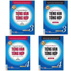 Download sách Combo (4 Cuốn) Giáo Trình Tiếng Hàn Tổng Hợp Trung Cấp Tập 3 + Tập 4 (Sách Giáo Khoa và Sách Bài Tập) - Phiên Bản Mới / IN MÀU / Sách Học Tiếng Hàn Hiệu Quả Cho Người Việt