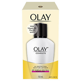 Olay Complete UV Protection Moisturiser Lotion Normal/Dry SPF15 150mL