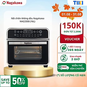 Nồi chiên không dầu Nagakawa NAG3308 (16 Lít) - Hàng chính hãng