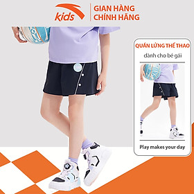 Quần lửng bé gái Anta Kids thiết kế lưng chun, kiểu dáng thể thao W362328385