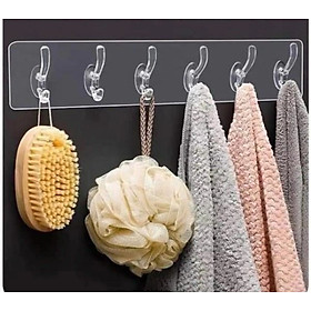 Mua Móc dàn tường chiun lực trong suốt siêu dính tiện dụng không cần khoan đục tường