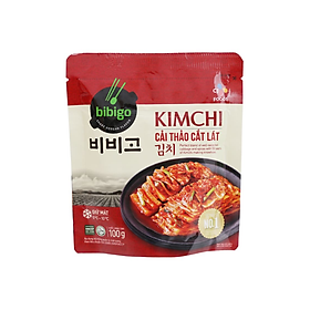 KIMCHI CẢI THẢO CẮT LÁT BIBIGO 100G