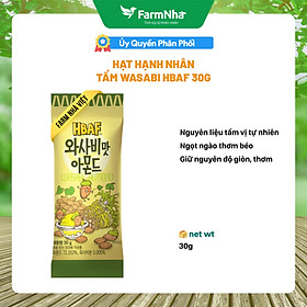 Hạt Hạnh Nhân tẩm vị HBAF 40g Thơm Ngon Nhiều Vị - Must Try Must Buy tại Hàn Quốc