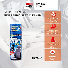 Vệ Sinh Ghế Nỉ New Fabric Seat Cleaner Soft99 VC-ADR-09 (400ml)