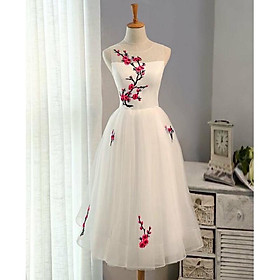 Đầm xoè thêu hoa đào TRIPBLE T DRESS - size M/L(kèm ảnh/video thật) MS140Y