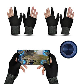 Tay áo ngón tay trò chơi di động PUBG, găng tay màn hình cảm ứng, đầu ngón tay dẫn, thoáng khí, chống hàn, slipproof, siêu mỏng, phù hợp cho các trò chơi bóng ném Android iOS