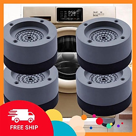 Mua Set 4 Đế chống rung  chống ồn trơn trượt cho máy giặt  tủ lạnh  bàn GDTA