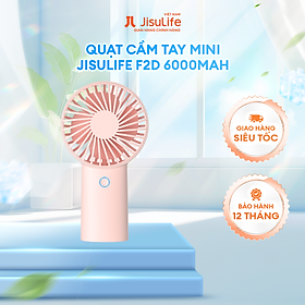 Mua Quạt Cầm Tay Mini JISULIFE F2D ABS 6000mAh - Sạc Nhanh - Sử Dụng Lên Đến 30H - Hàng Chính Hãng