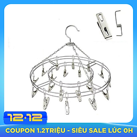 Móc tròn, móc chùm treo quần áo trẻ em , móc inox, móc phơi quần áo