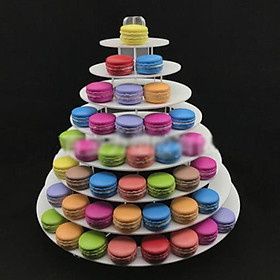 8 Tier Macaron Tower Display Stand for French Macarons Cupcake Muffin Cake