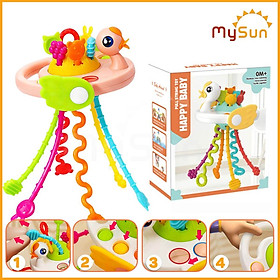 Đồ chơi trẻ bé sơ sinh 1 2 3 4 5 6 tháng tuổi thông minh cầm nắm phát triển tư duy trí não MySun