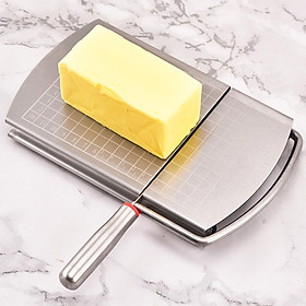 Stainless Steel Cheese Slicer Gift Cheese Cutting Board for Kitchen Bar Cafe