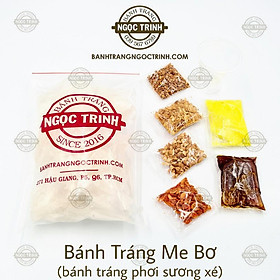 5 Túi Bánh tráng me bơ loại bánh tráng phơi sương xé bánh tráng Ngọc Trinh