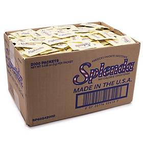 Đường Ăn Kiêng Splenda Hộp 2000 Gói Nhỏ Của Mỹ Cho Nhà hàng, Khách sạn, Resort....