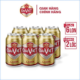 lon 330ml] Bia Lager Đại Việt, Bia vàng sản xuất theo công nghệ Bia Đức